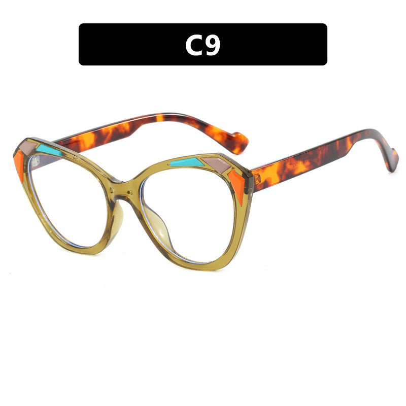 Damen Katzenaugen-Sonnenbrille mit modischen Details Karnz