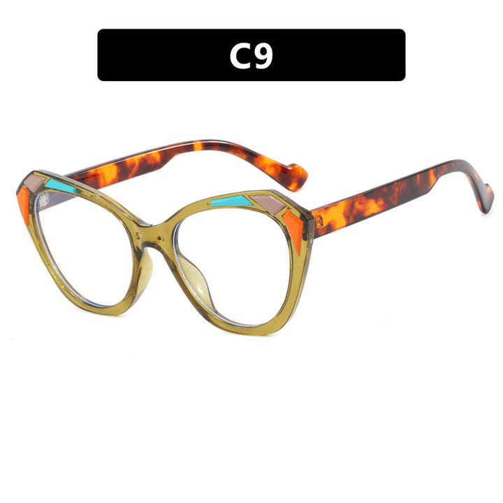 Damen Katzenaugen-Sonnenbrille mit modischen Details Karnz