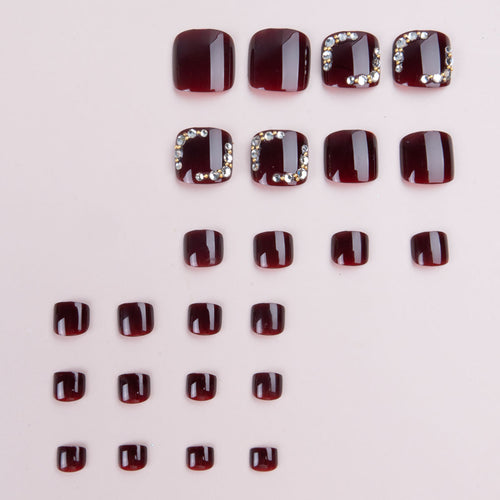 Dekorative Strass-Fußnagelkunst  1791110310