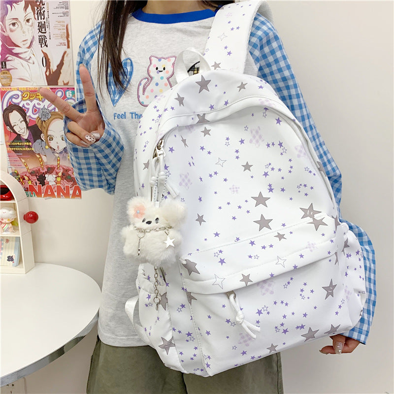 Mädchen Sternmuster Rucksack Karnz