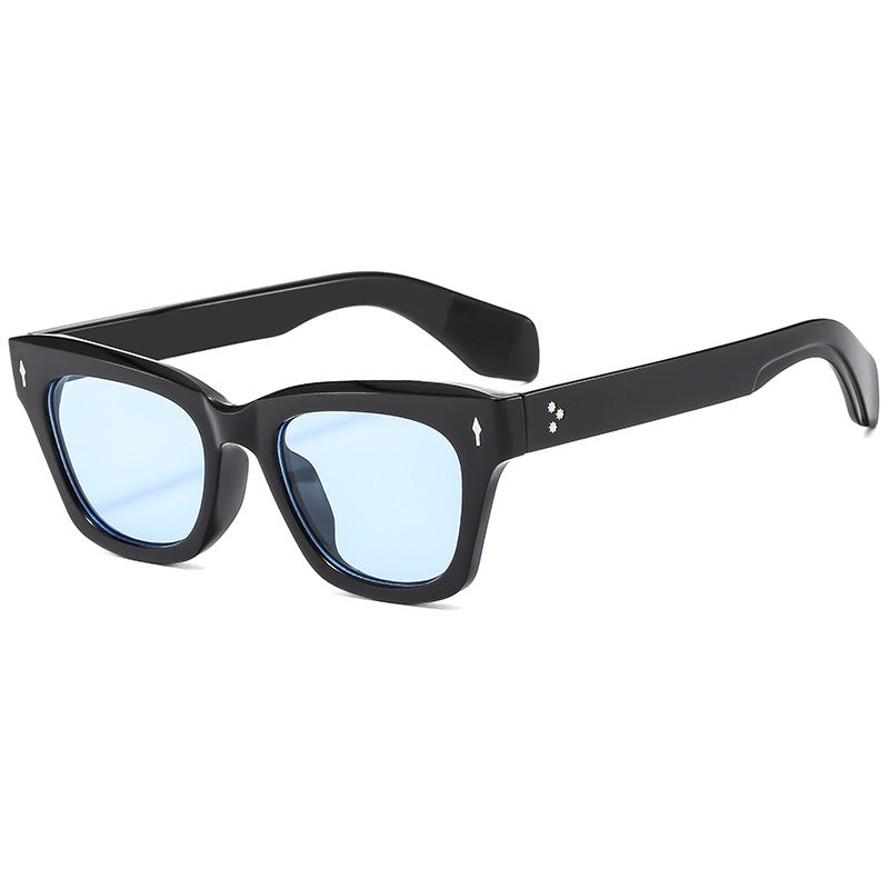 Damen Cat-Eye Sonnenbrille mit modernem, transparentem Rahmen und UV-Schutz Karnz