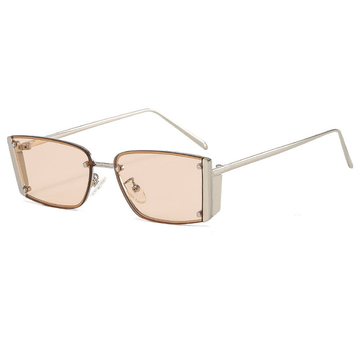 Damen Modische Sonnenbrille mit extravagantem geometrischen Rahmen Karnz