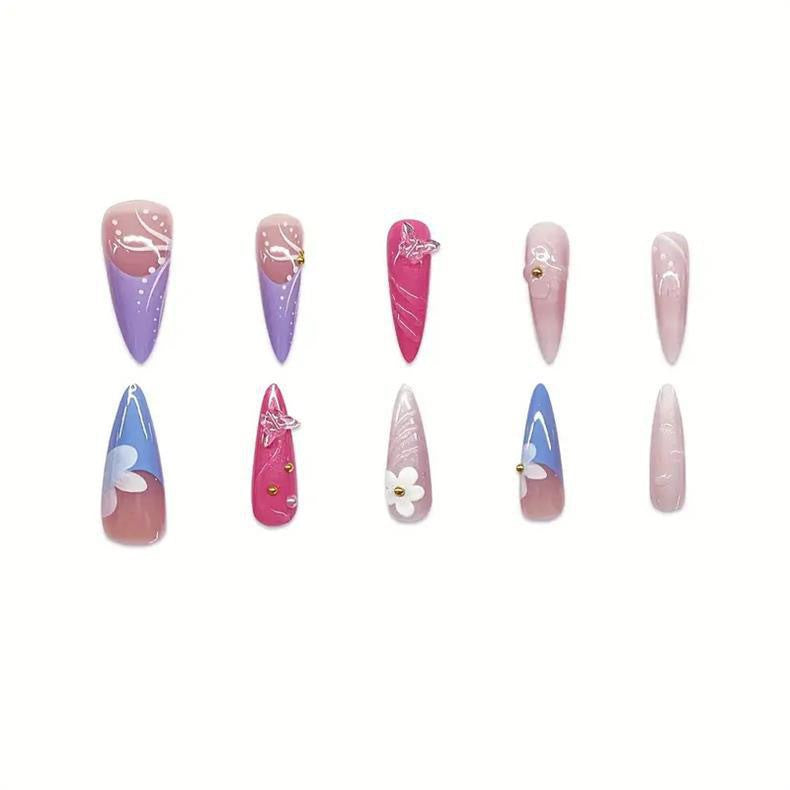 Künstlerische Gel-Nagelverfeinerungen Karnz