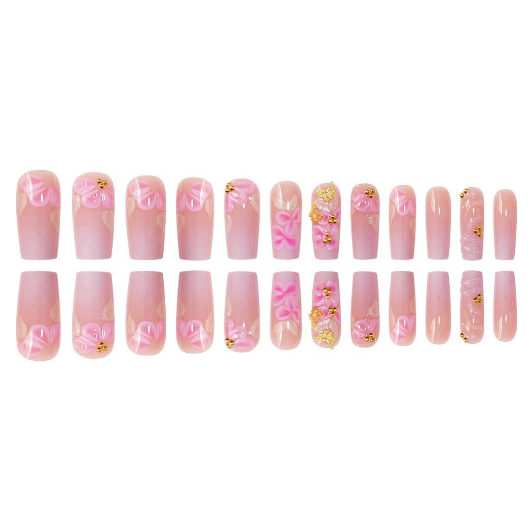 Florale Kunst Acryl-Nagelverstärkungen Karnz