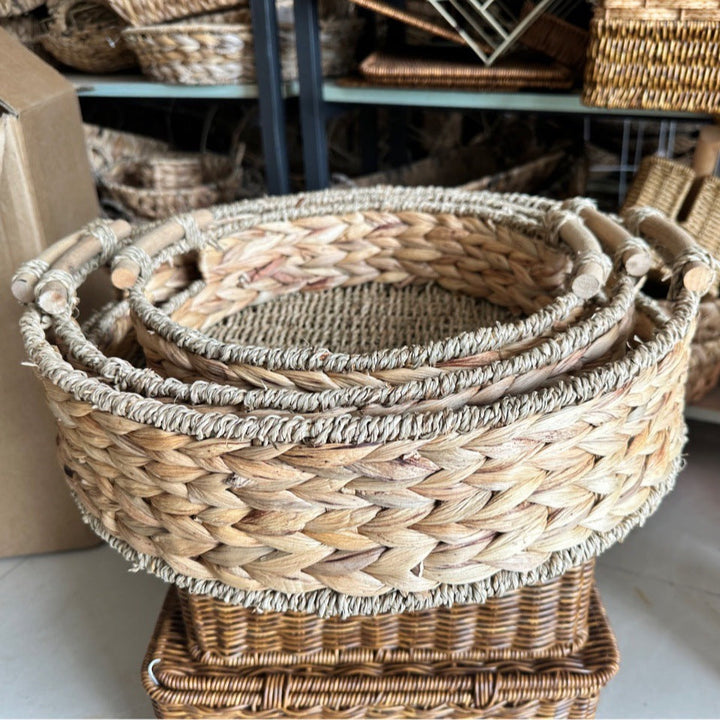 Nesting Woven Storage Baskets Karnz