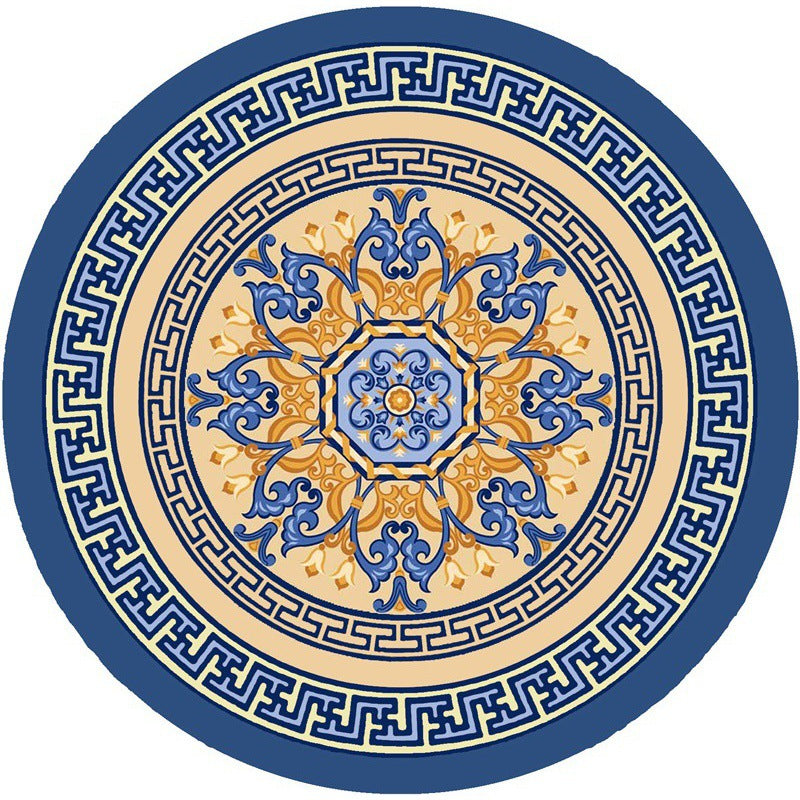 Mandala-inspirierter dekorativer Teppich Karnz