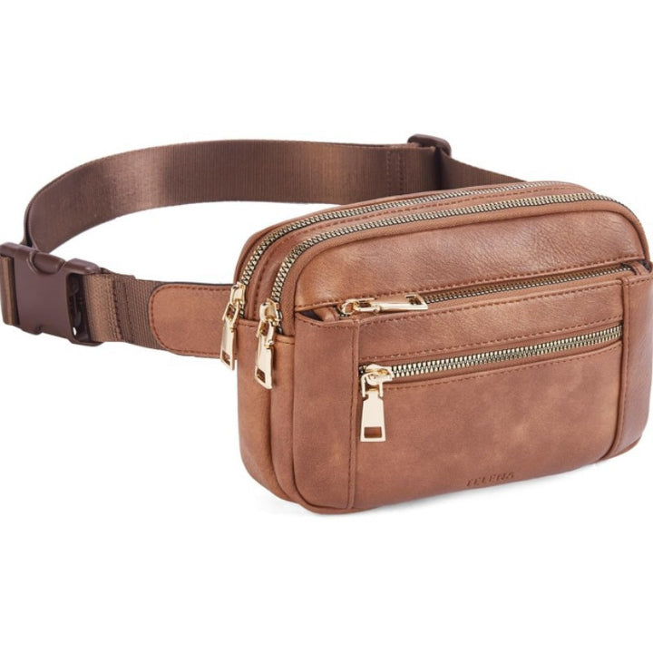 Elegante Leder Bauchtasche Karnz