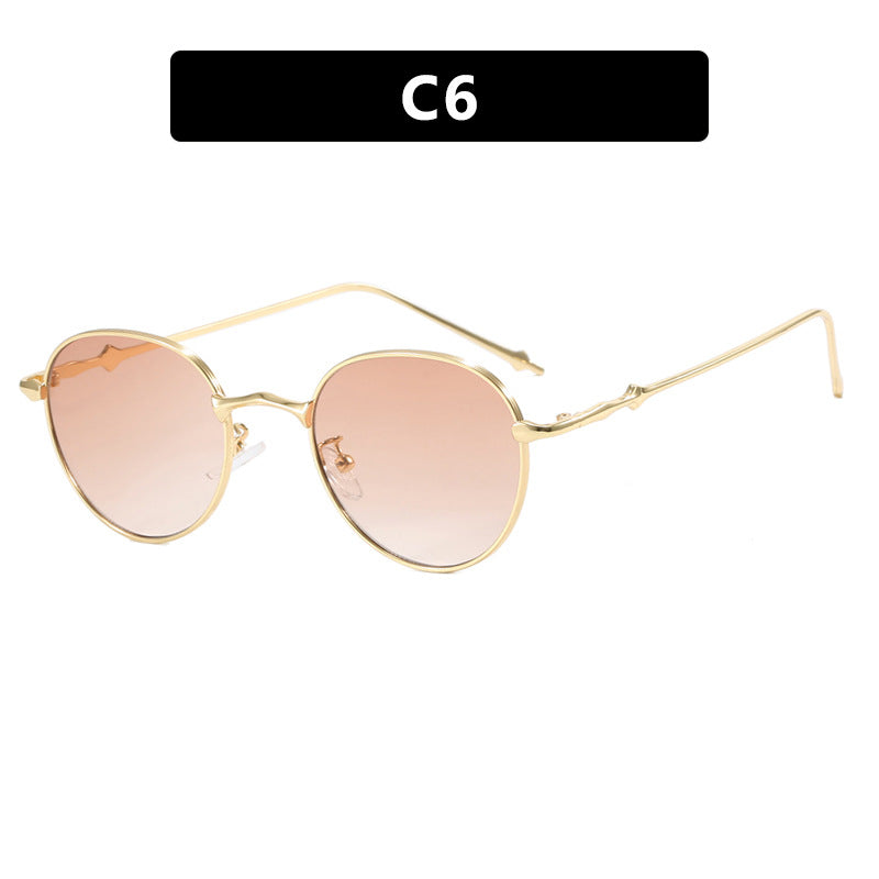 Damen elegante Sonnenbrille im modischen Ovale-Design Karnz
