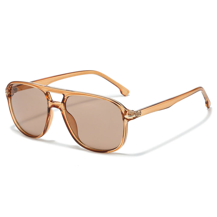 Oversized Farbverlauf Linse Schild Sonnenbrille Karnz