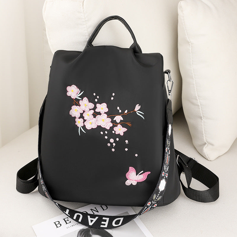 Bestickter Floral-Rucksack Karnz