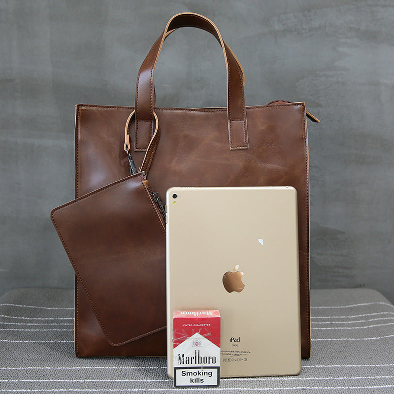 Stilvolle und Geräumige Ledertasche Karnz