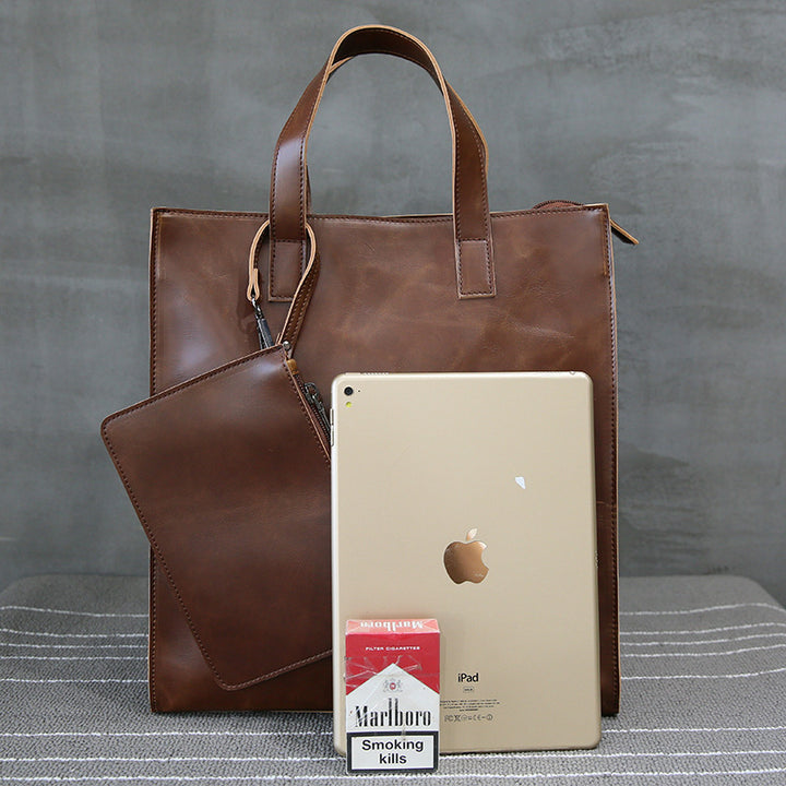 Stilvolle und Geräumige Ledertasche Karnz