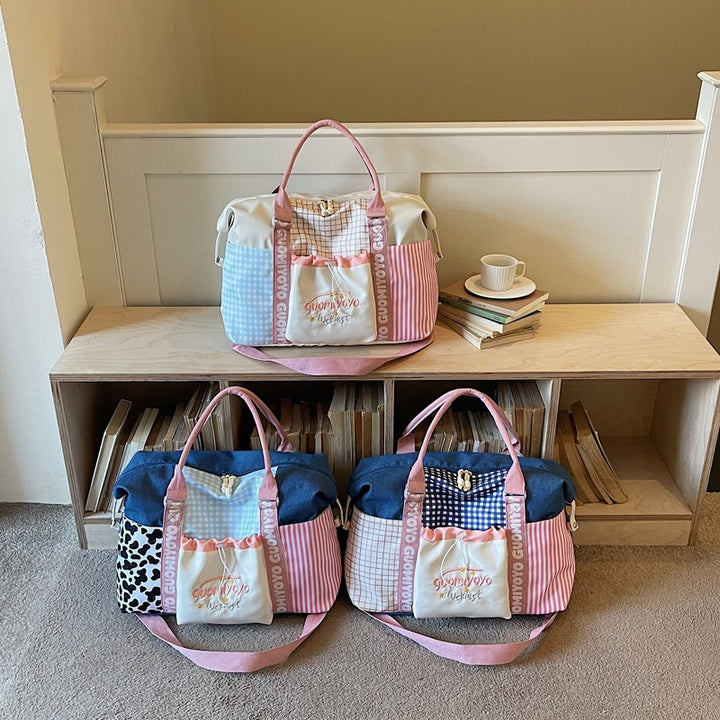 Stilvolle Mehrfarbige Reise-Duffel-Tasche Karnz