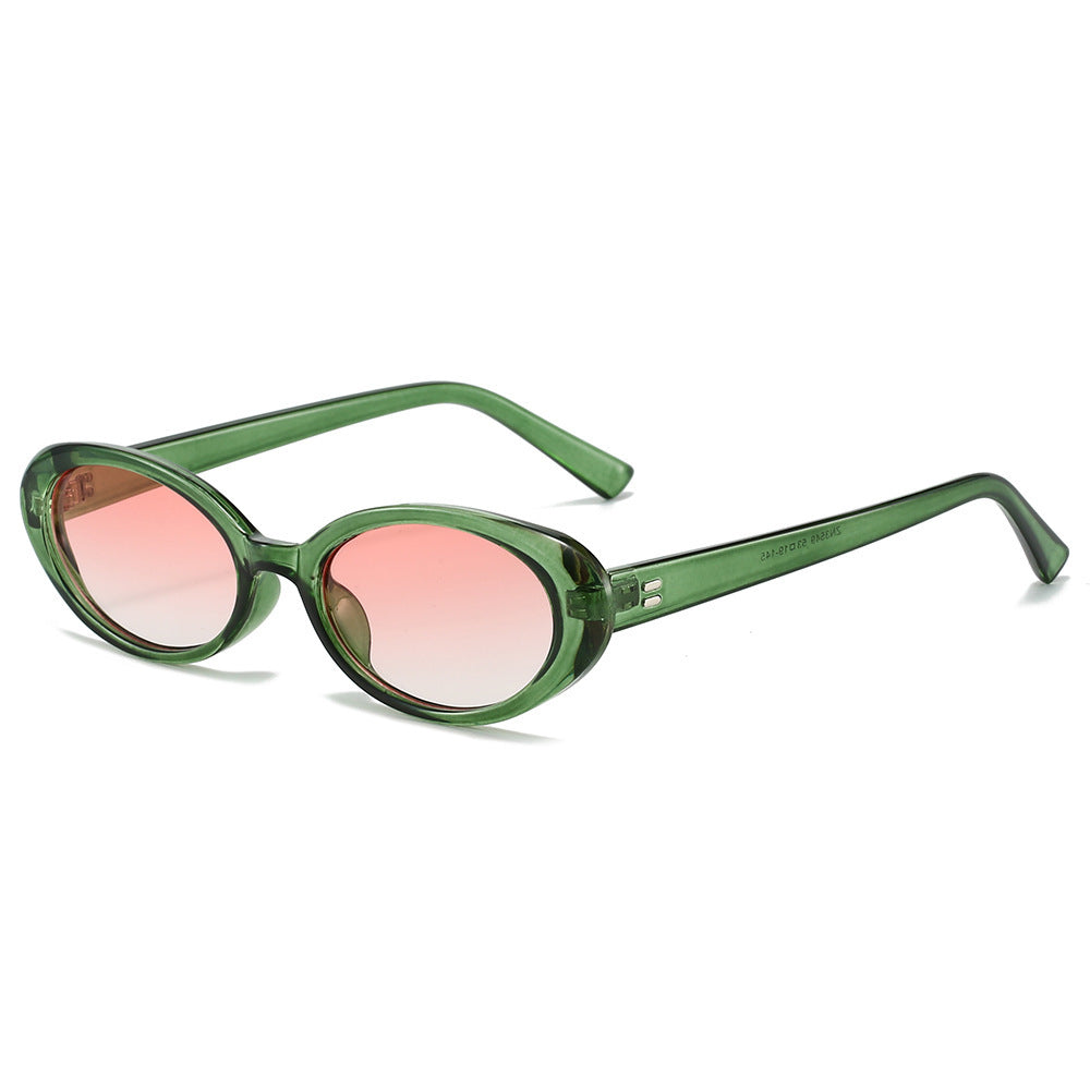 Klassische ovale Rahmen-Sonnenbrille Karnz