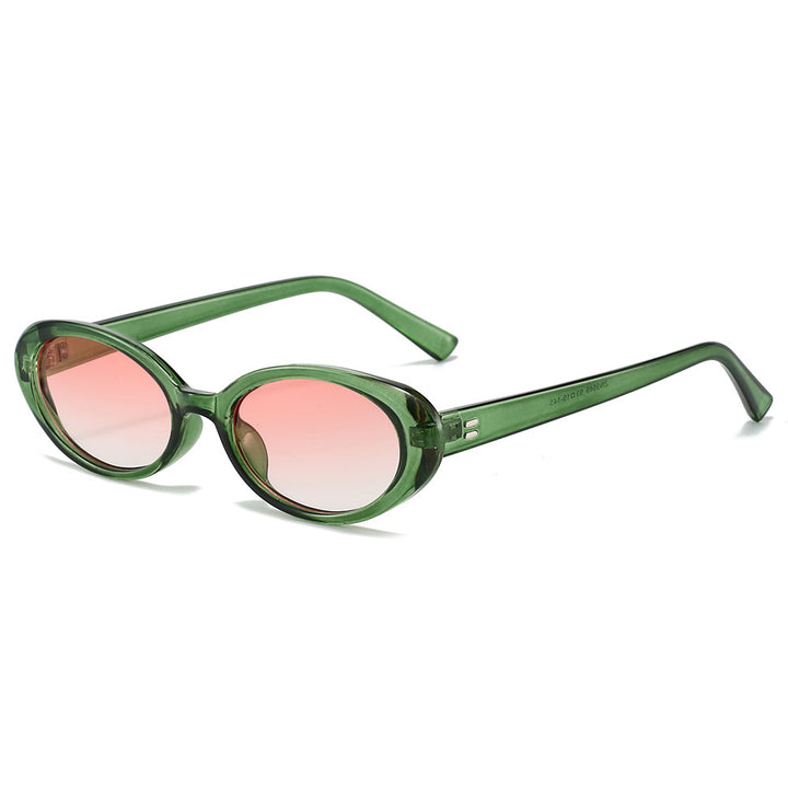 Klassische ovale Rahmen-Sonnenbrille Karnz