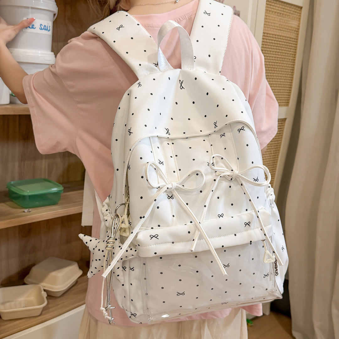 Stylischer gepunkteter Rucksack Karnz