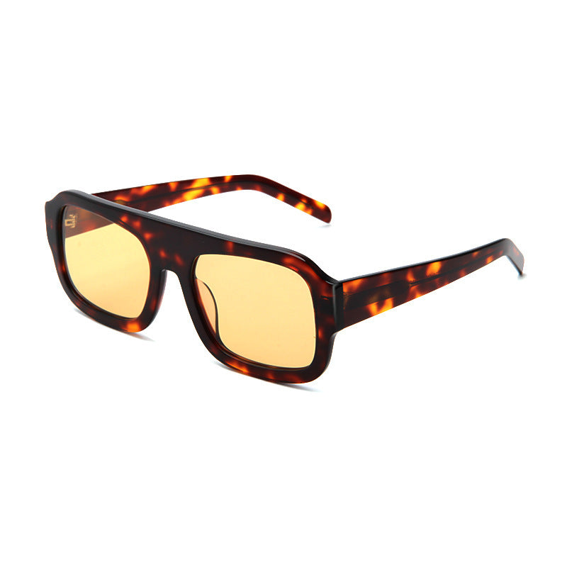 Damen quadratische Sonnenbrille aus hochwertigem Kunststoff mit polarisierenden Gläsern Karnz