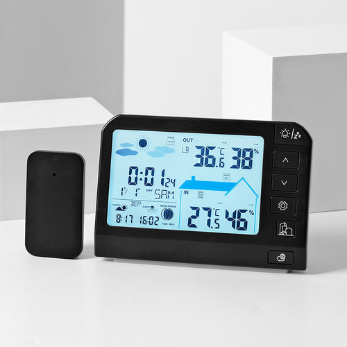 Digitaler Wetter-Alarmwecker mit multifunktionalem Display Karnz