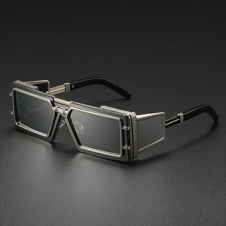 Damen Modische Designer-Sonnenbrille mit großzügigem Rahmen und stilvollem Akzent Karnz