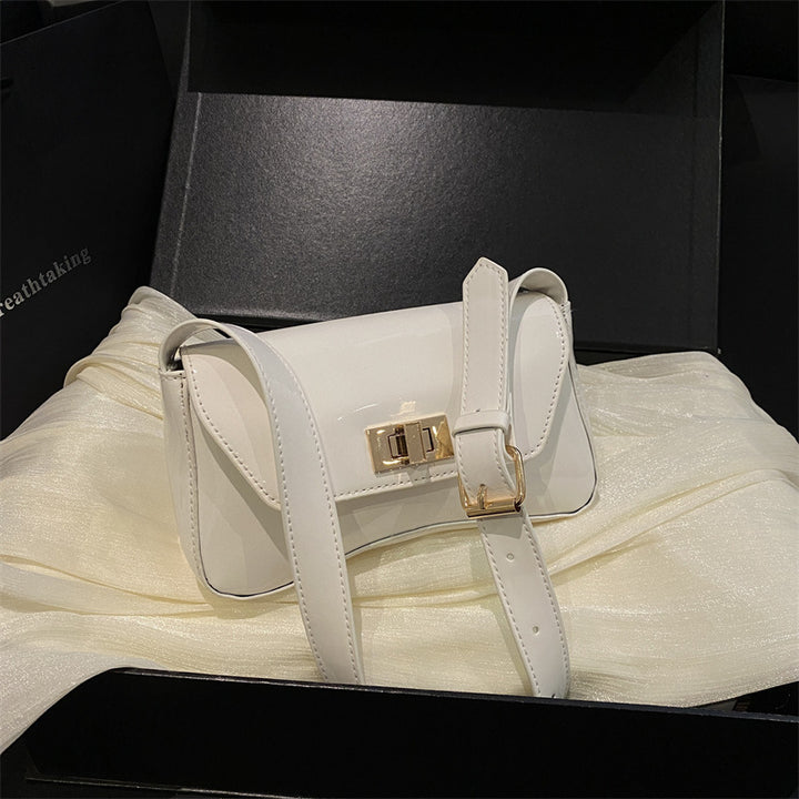 Elegante Patentleder Umhängetasche