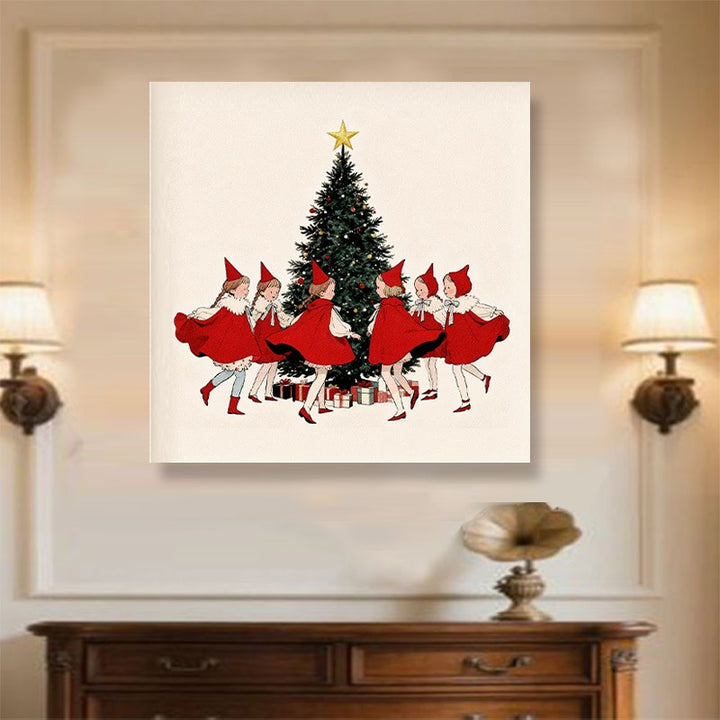 Vintage Weihnachten Wandkunst