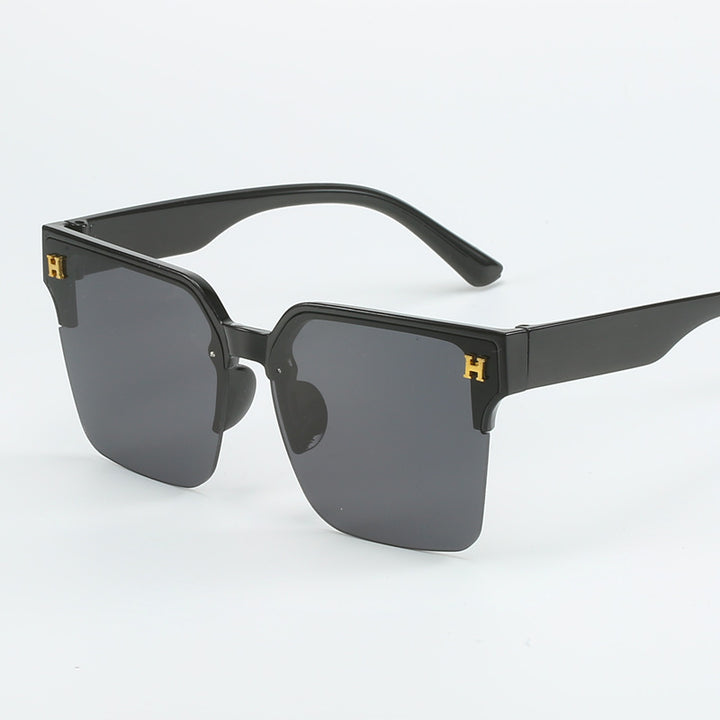 Damen quadratische Sonnenbrille mit elegantem Metallrahmen Karnz