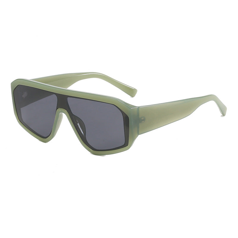 Damen Modische Oversized-Sonnenbrille im futuristischen Design Karnz