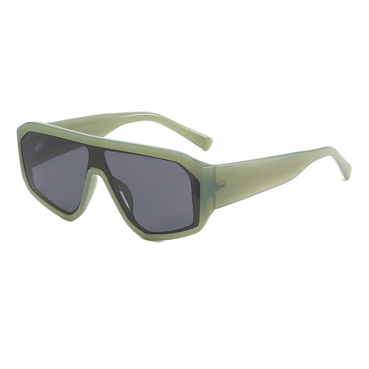Damen Modische Oversized-Sonnenbrille im futuristischen Design Karnz
