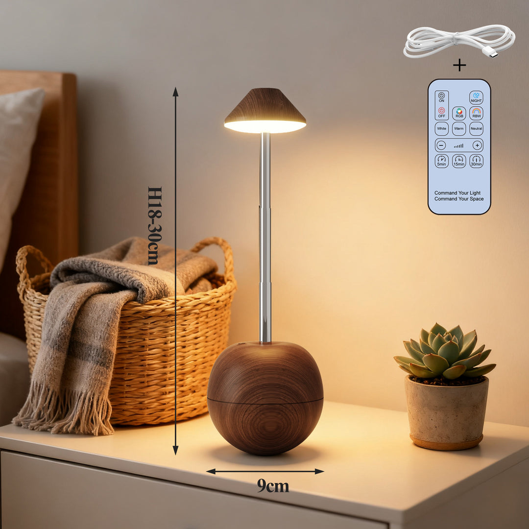 Verstellbare LED-Schreibtischlampe mit Fernbedienung