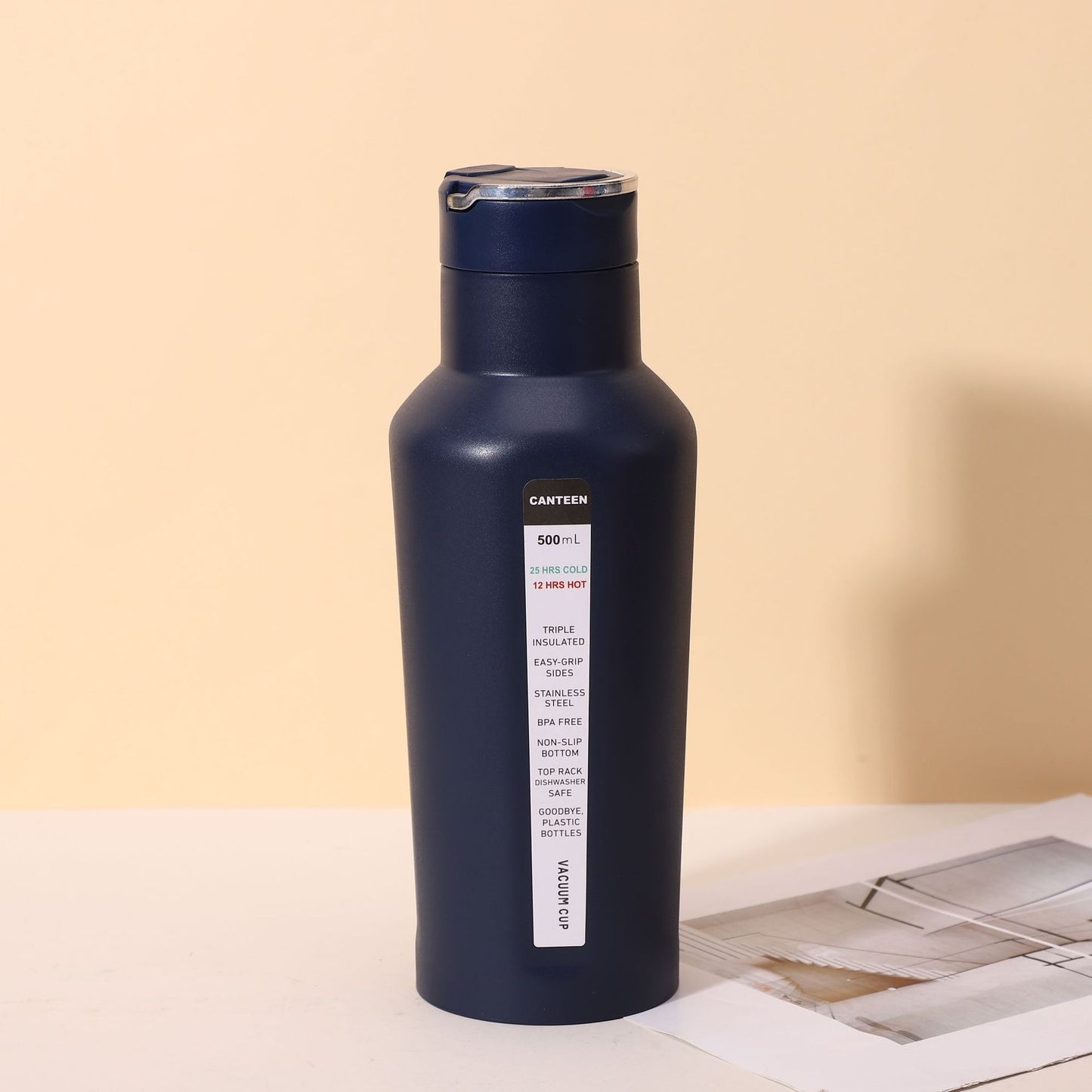 Damen Edelstahl Trinkflasche Karnz
