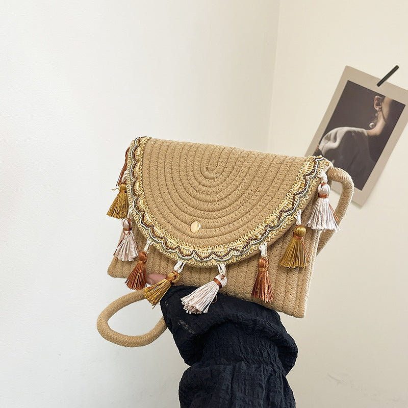 Bohemian Gewobene Clutch-Tasche Karnz