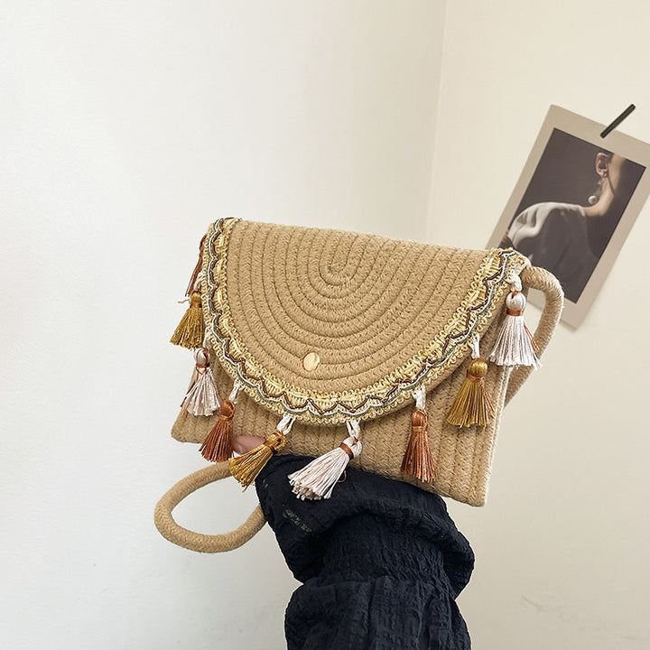 Bohemian Gewobene Clutch-Tasche Karnz