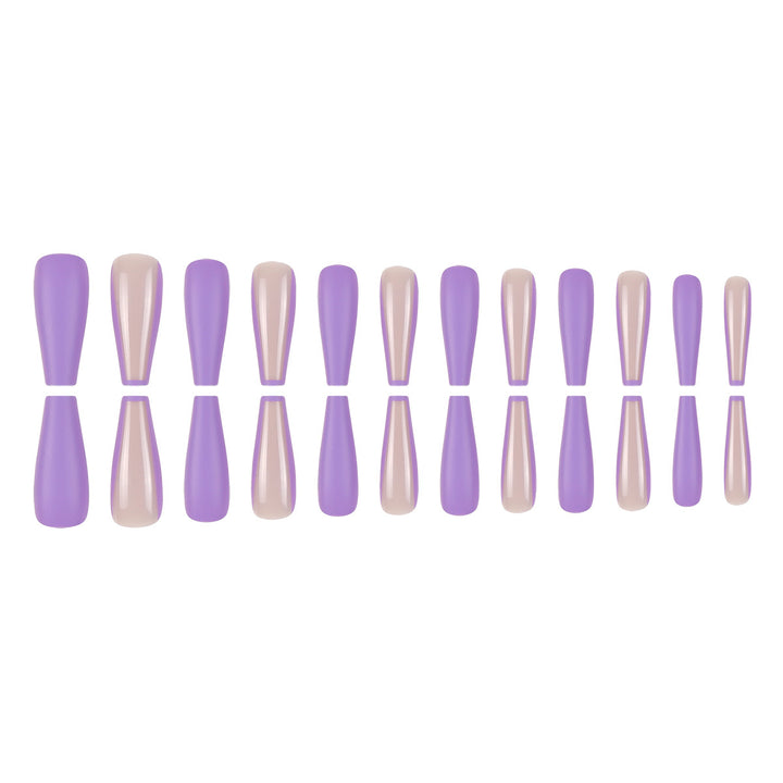 Elegante Matte Lange Stiletto-Nagelspitzen Karnz