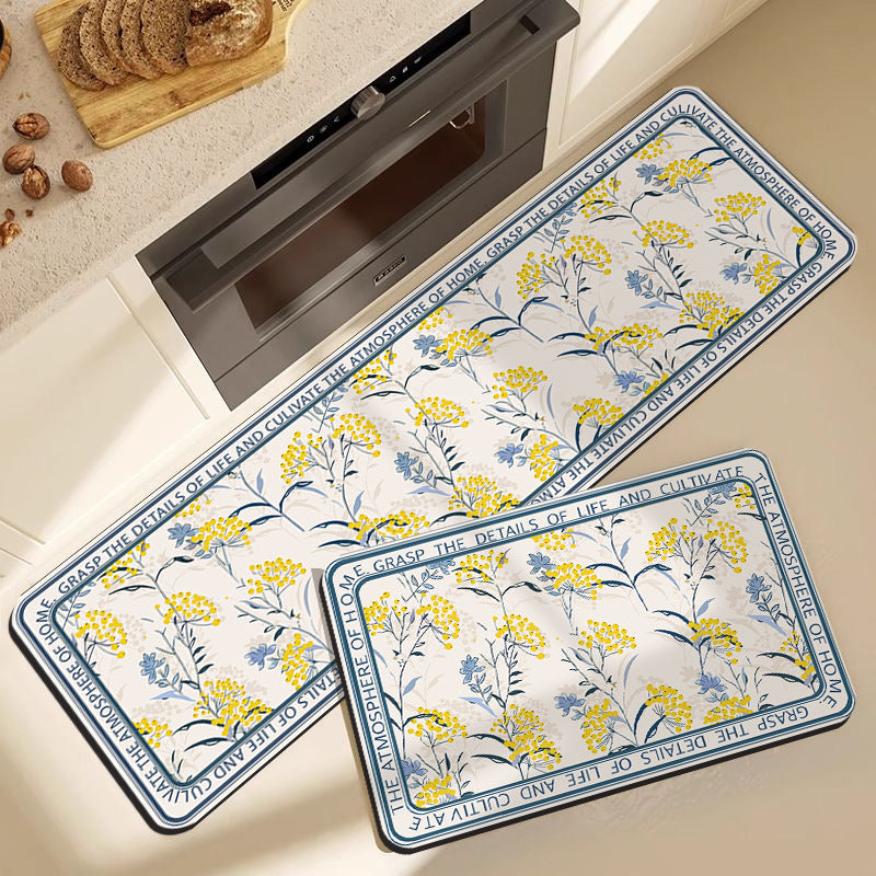 Floral Design Küchenkomfortmatte Karnz
