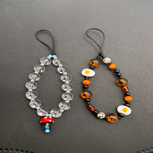 Einzigartiger Perlen-Handy Charm Halter Karnz