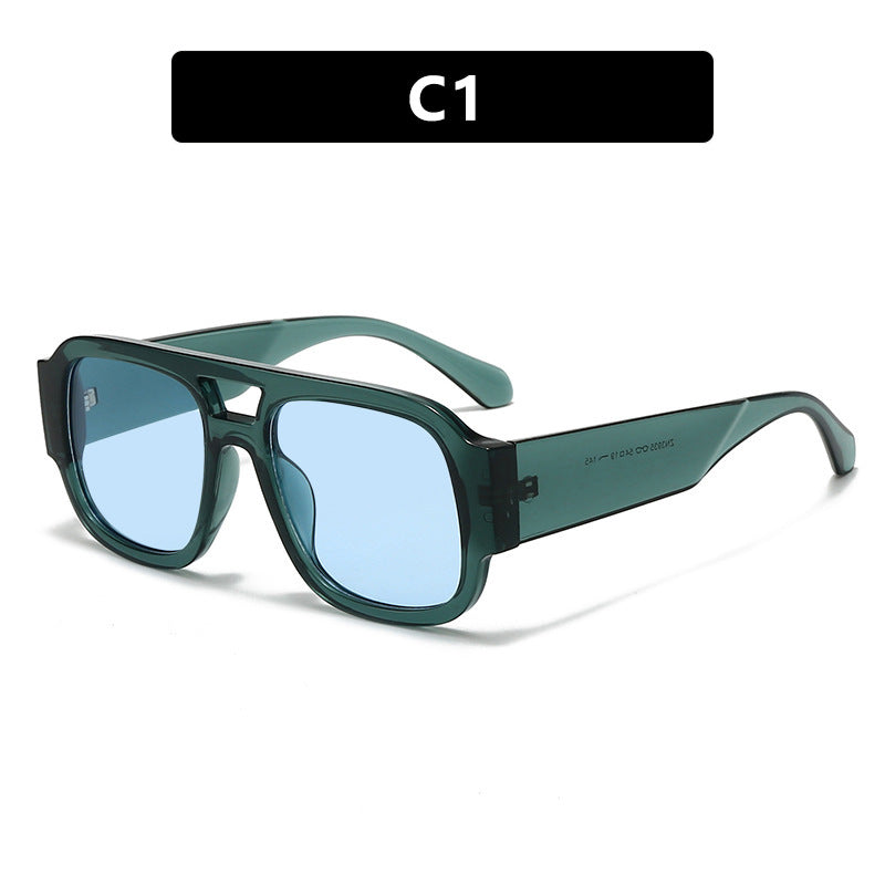 Damen moderne Sonnenbrille im eleganten Rechteckdesign Karnz