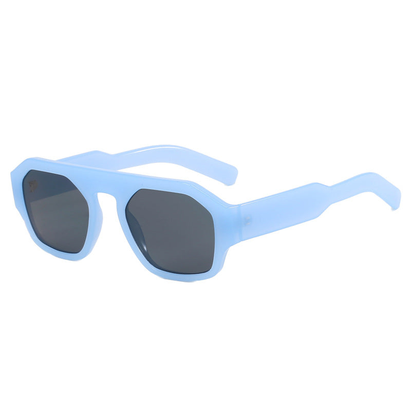 Damen modische geometrische Sonnenbrille Karnz