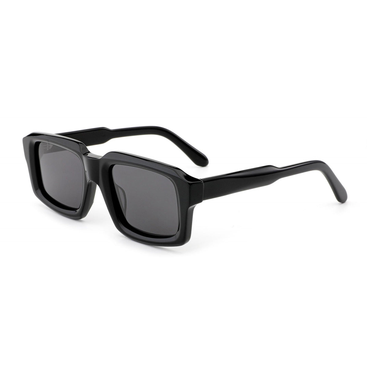 Damen quadratische Sonnenbrille mit robustem Rahmen und UV-Schutz Karnz