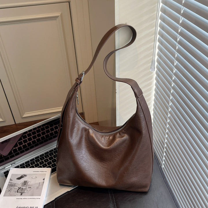 Weiche Leder Hobo-Handtasche Karnz