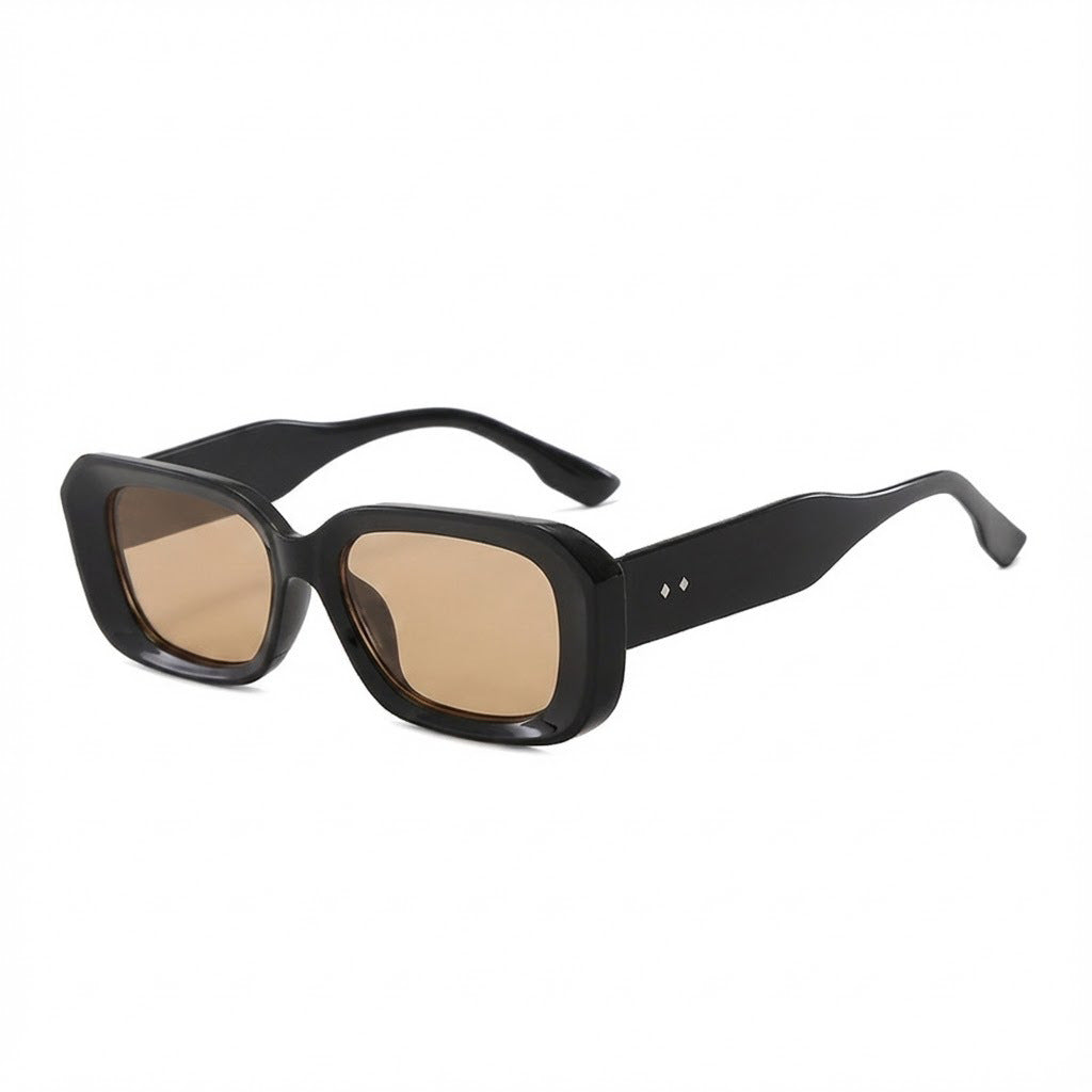 Damen Modische Oversized-Sonnenbrille mit hochwertigem Kunststoffrahmen Karnz