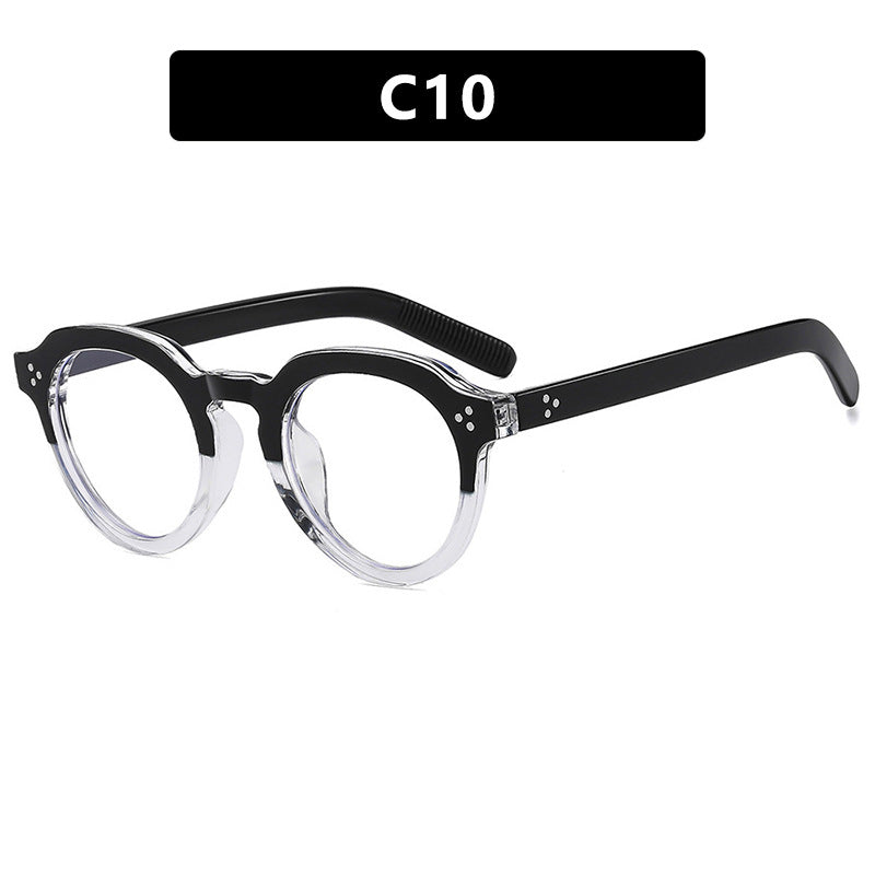Damen stilvolle runde Brille Karnz