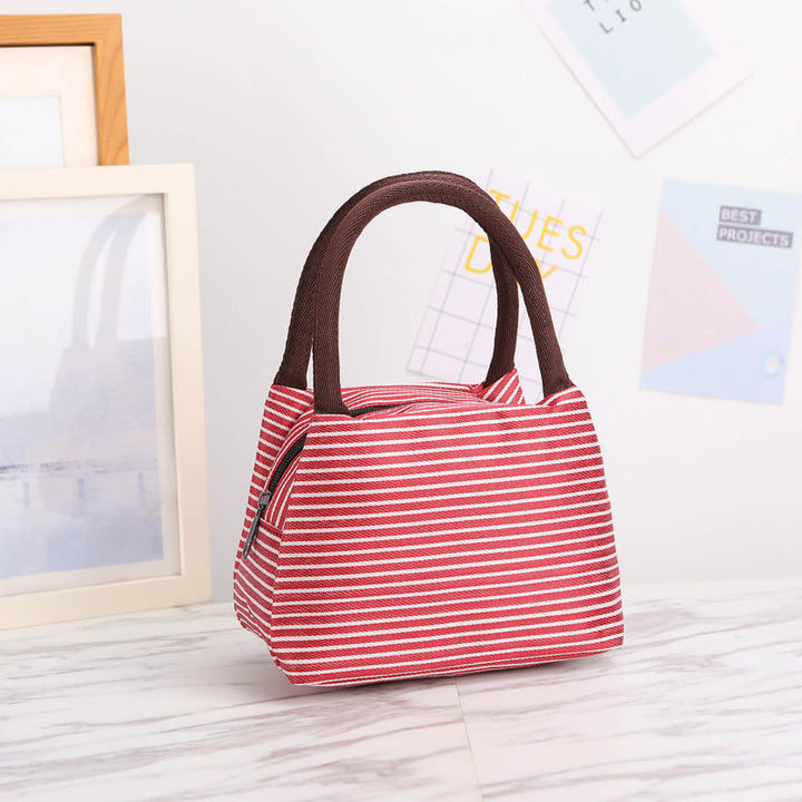 Floral Print Isolierte Lunch-Tragetasche Karnz