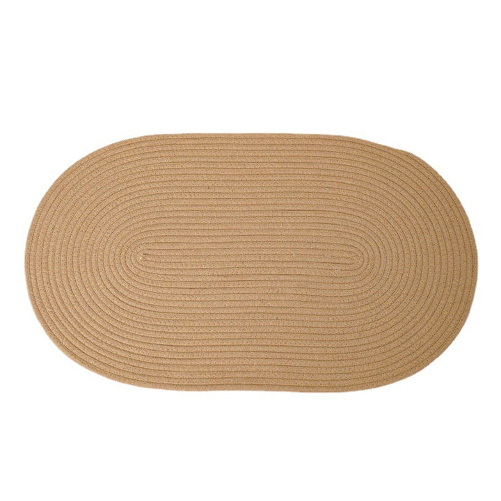 Runde Jute-Teppich Karnz