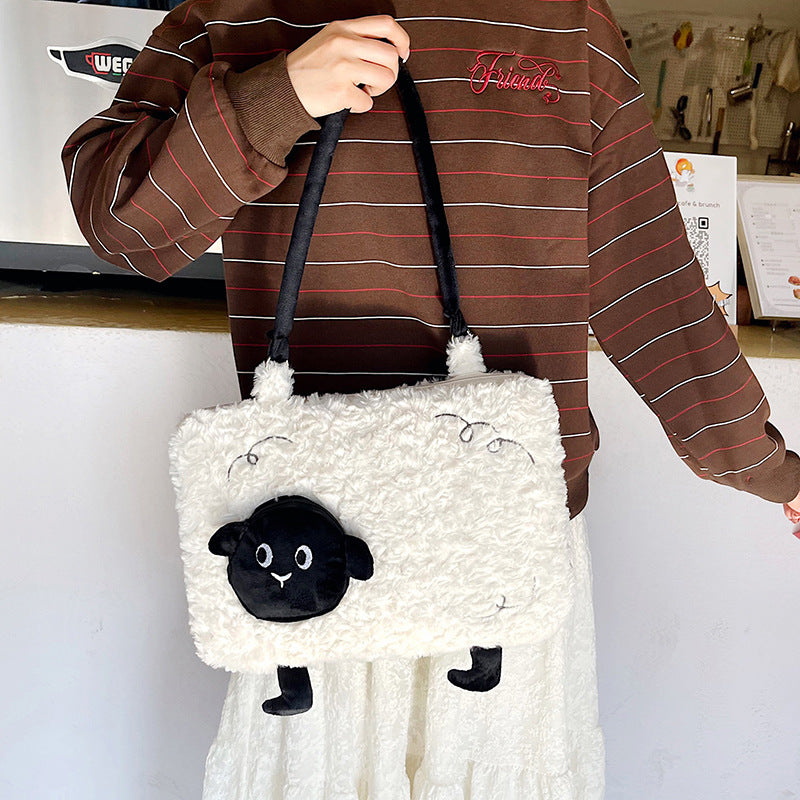 Süße Plüschhandtasche Karnz