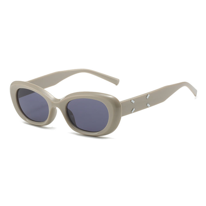 Modebewusste Übergroße Rechteckige Sonnenbrille Karnz