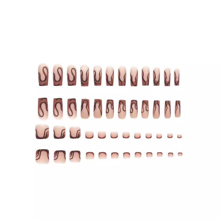 Künstlerisches Acryl-Nageldesign Karnz