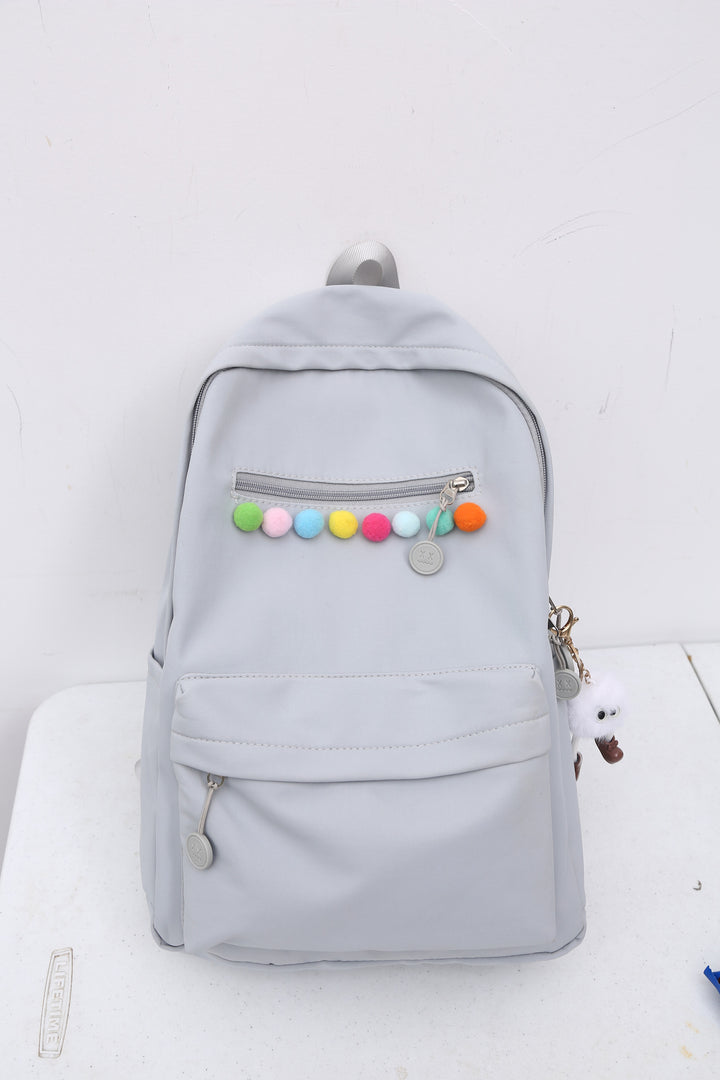 Praktischer Rucksack mit Farbenfrohen Applikationen Karnz