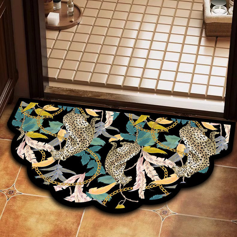 Eleganter floraler Teppich