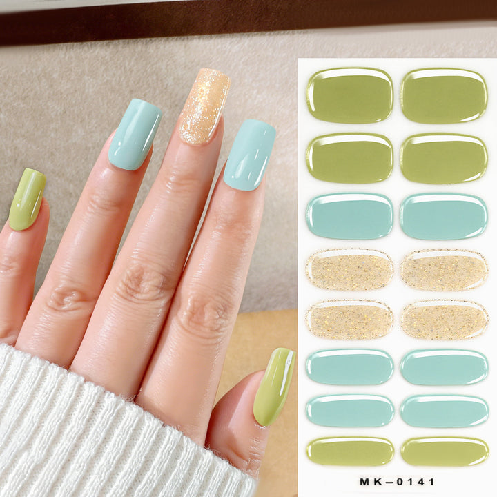 Premium Glänzende Gel-Nagelspitzen Set