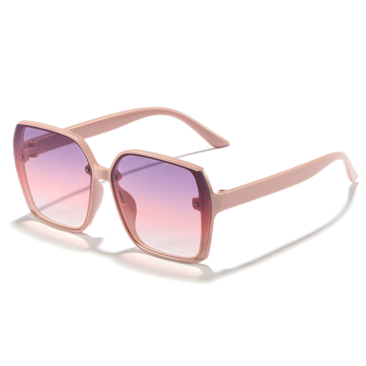 Damen stilvolle quadratische Sonnenbrille mit gradienten Gläsern Karnz
